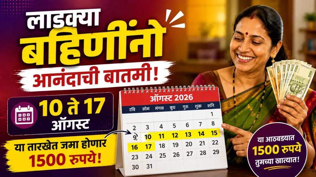 लाडकी बहीण योजनेचा जुलै हप्ता कधी मिळणार? महिलांच्या खात्यात ₹1500 जमा होण्याची तारीख! Ladki Bahin Yojana 2026